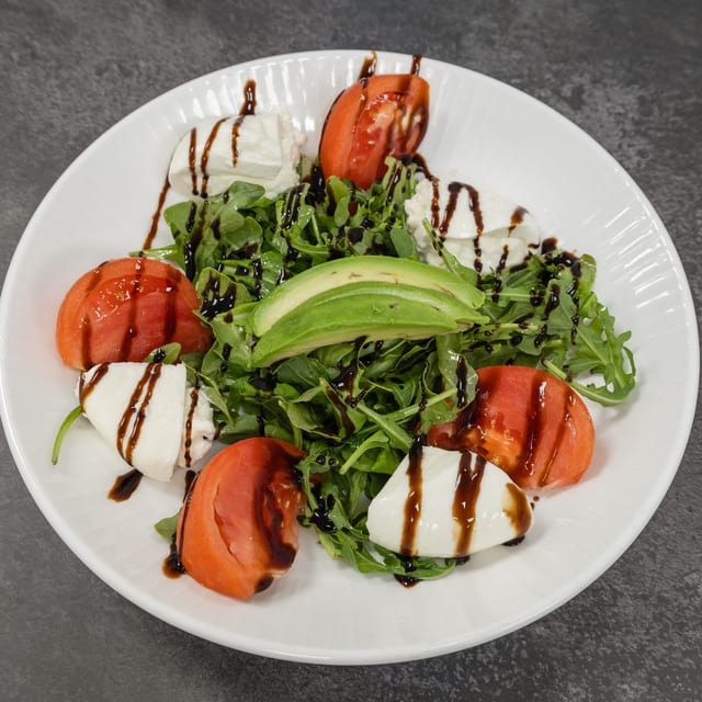 Burrata Caprese Salad.